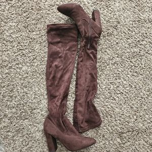Steve Madden Brown Over-the-Knee Boots